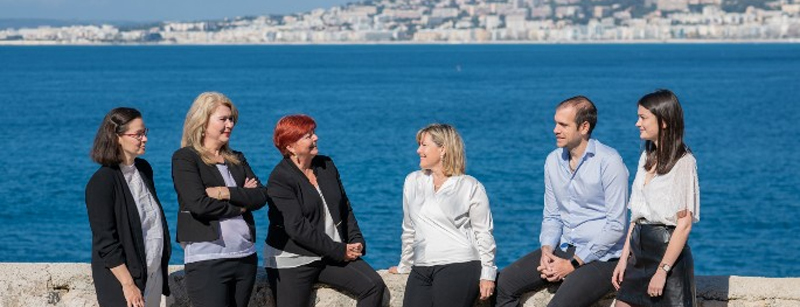 Equipe Riviera Holiday Homes, agence de location saisonnière à Nice sur la Côte d'Azur