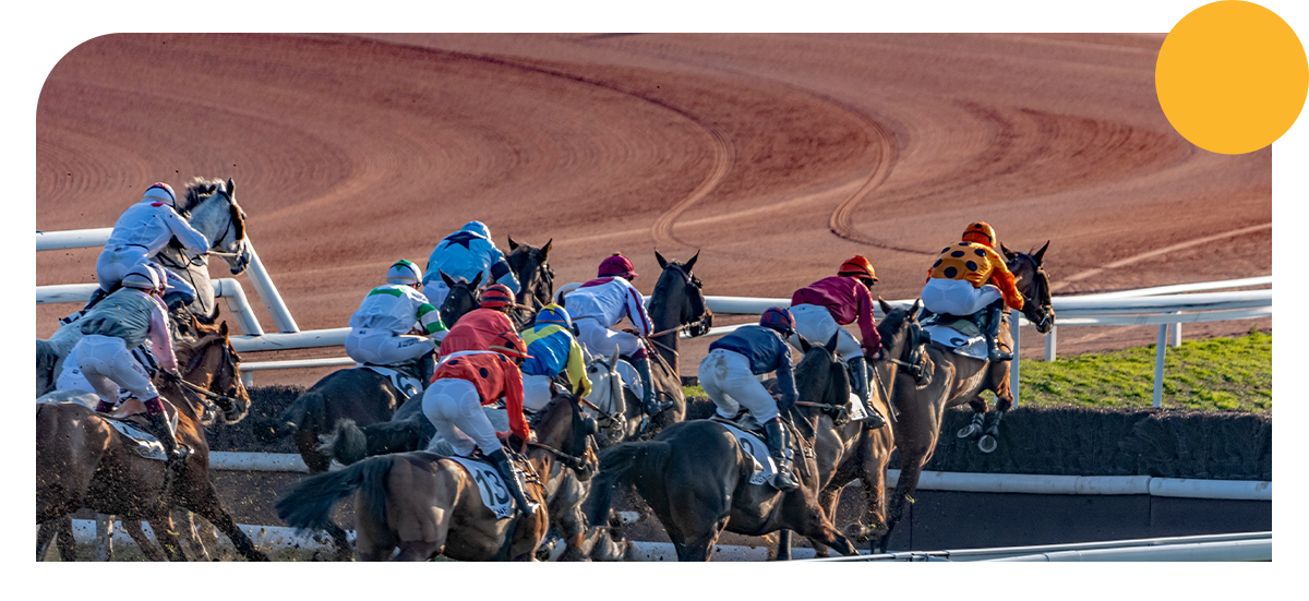 Course hippique, hippodrome de la Côte d'Azur à Cagnes-Sur-Mer