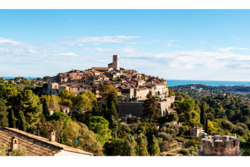 Saint Paul de Vence vue d'en haut