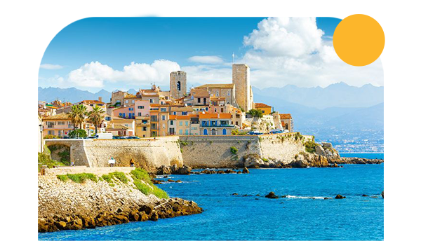 Antibes vue mer